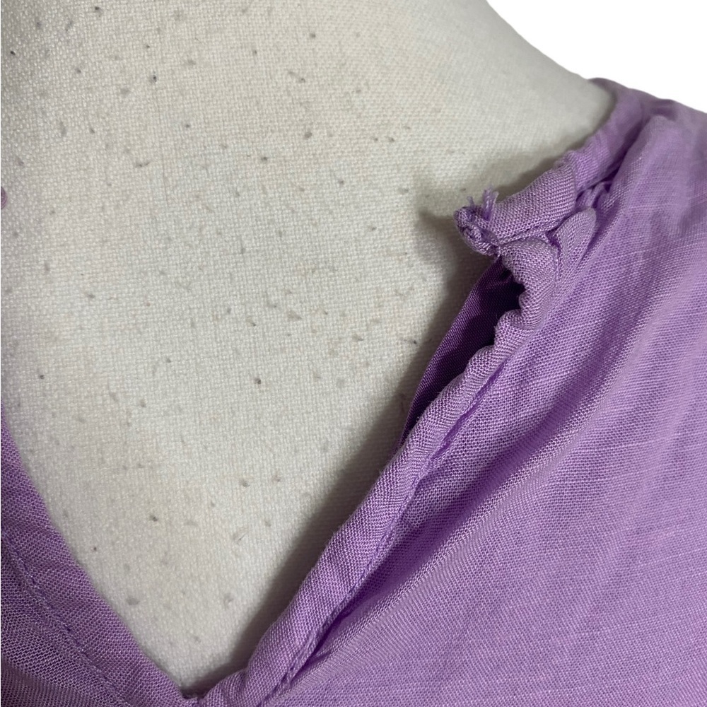 J. Marie Priscilla Lavender Top with Embroidery - Picture 11 of 13